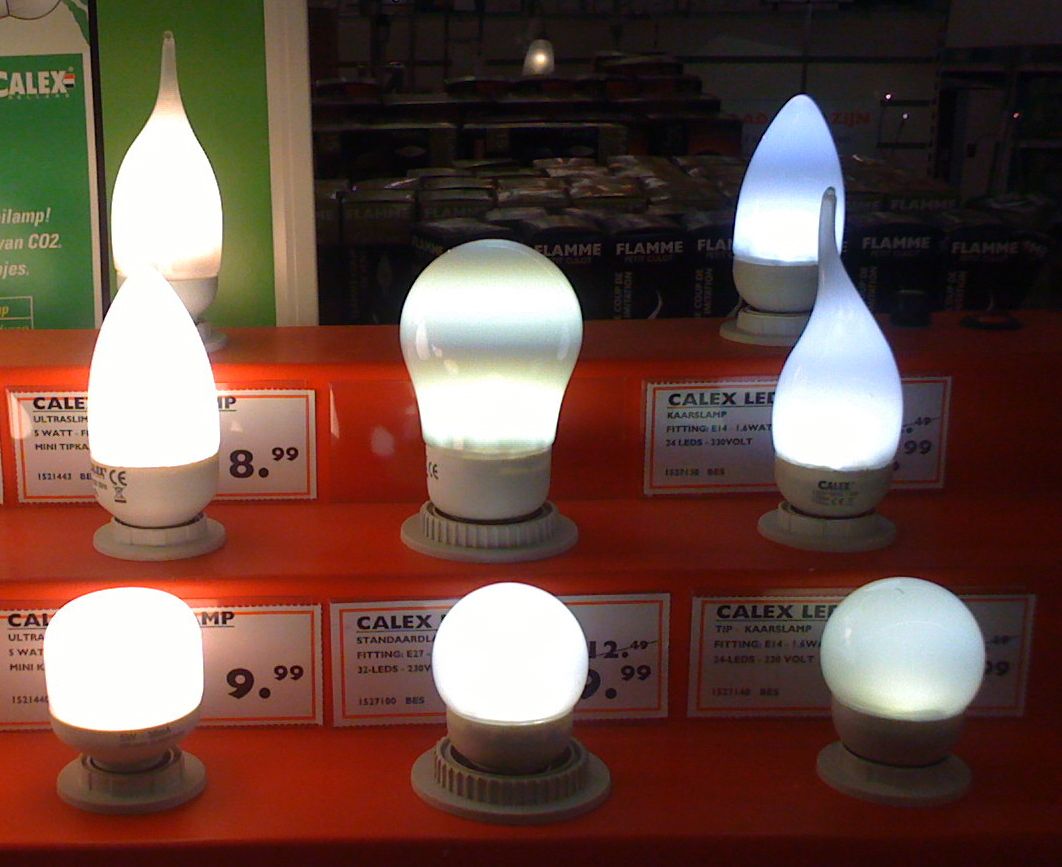 LED lighting on display