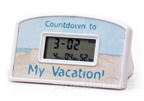 Count down to your vacation