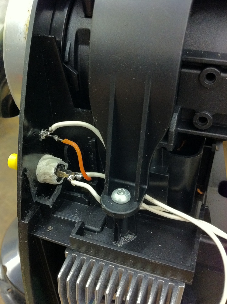 I also replaced the "dispense" button