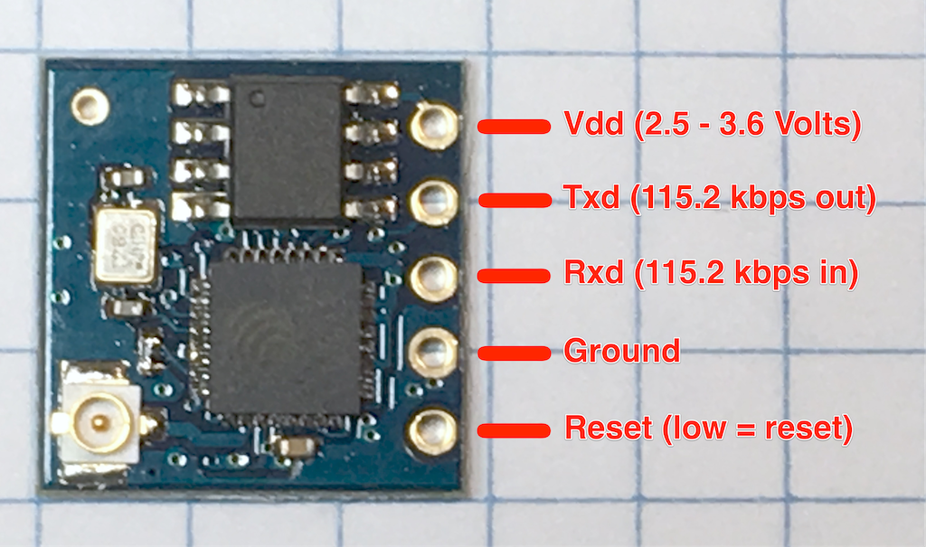 WiFi Serial Transceiver Module Breakout Board w& ESP8266 pinout